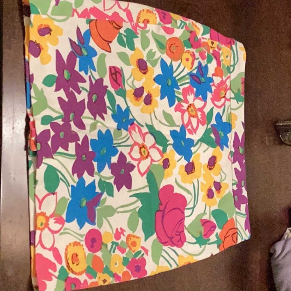 J Crew floral pencil skirt